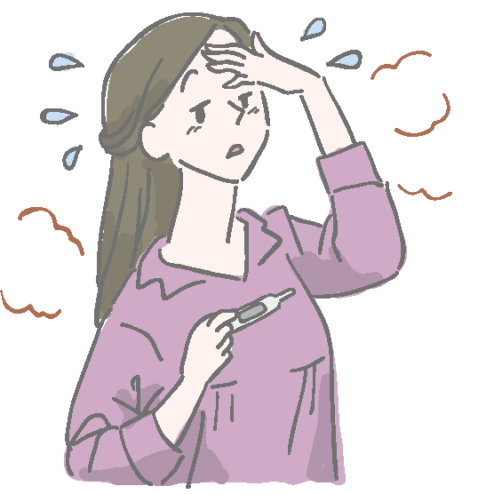 体が熱っぽい