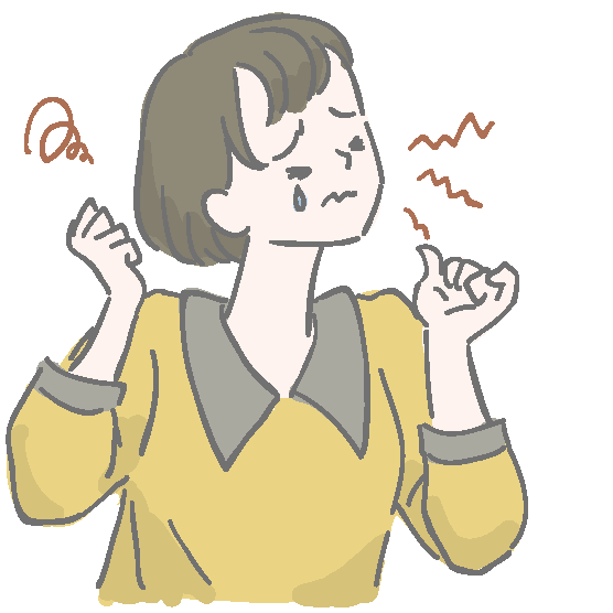 精神的にイライラする